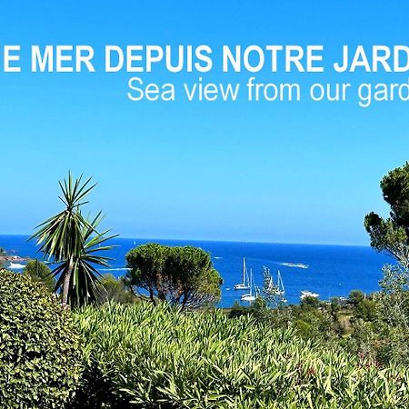 Cadre D'Exception: Panoramic Sea View Apartment in Saint-Raphael Exterior photo